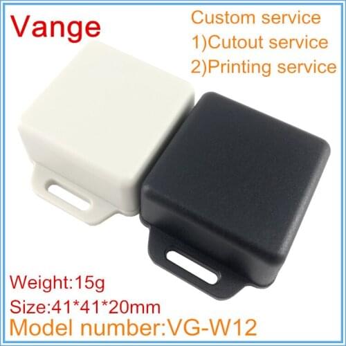 2pcs/lot injected mould shell electronic box 41*41*20mm ABS plastic instrument housing diy wall-mounted for PCB product