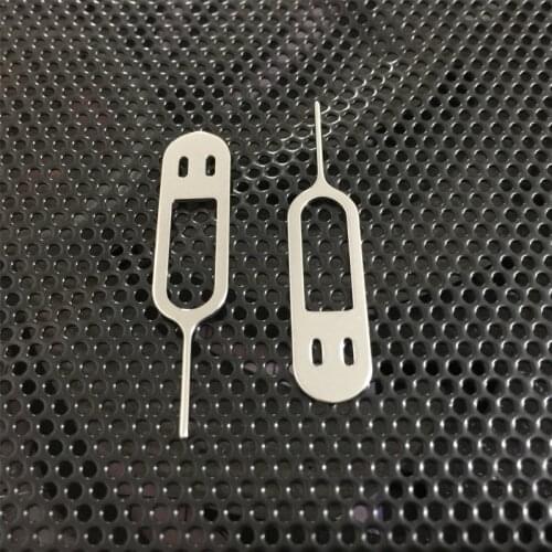 100pcs/lot Metal Universal smile Sim Card Tray Pin Ejecting Removal Needle Opener Ejector For Mobile Phone