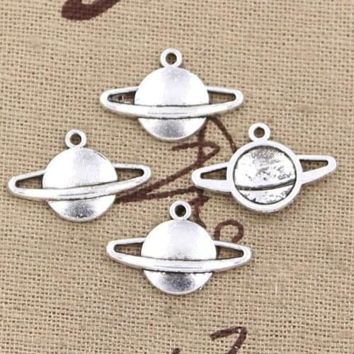 20pcs Charms Saturn Planet Spark 20x13mm Antique Making Pendant fit,Vintage Tibetan Silver color,DIY Handmade Jewelry