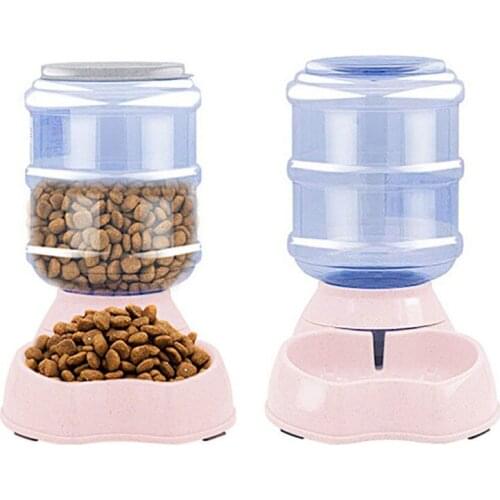 3.8L Pet Automatic Water Food Feeder dog cat water drinking cat cat feeding large capacity dispenser pet cat bowl dog