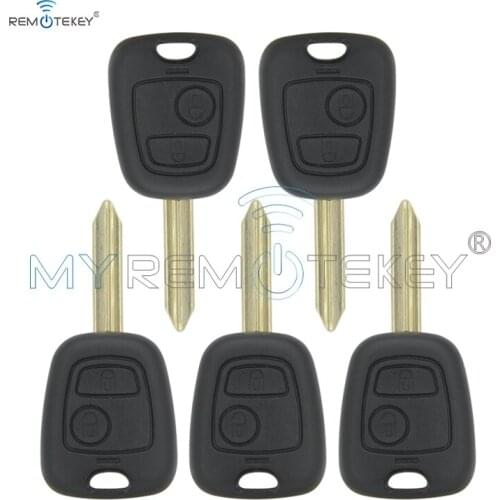 5pcs Remote Car Key 2Button SX9 433 Mhz ID46 for Citroen C5 Peugeot 206 Keyless Entry Car Key Replacement Free Shipping Remtekey