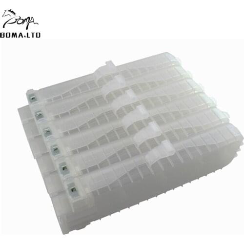 6 Pieces/Lot For Canon PFI-102 PFI-104 Refill Ink Cartridge For Canon iPF650 iPF655 iPF750 iPF755 iPF760 iPF765 With Chips