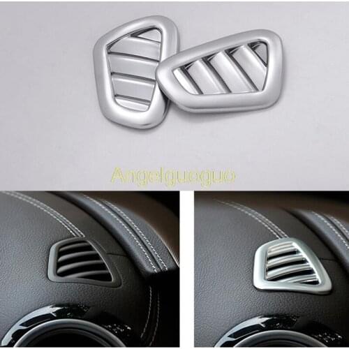 Angelguoguo Car Front Dashboard Air Vent outlet of air conditioner Trims frame sticker For Mercedes Benz E class W213 2016