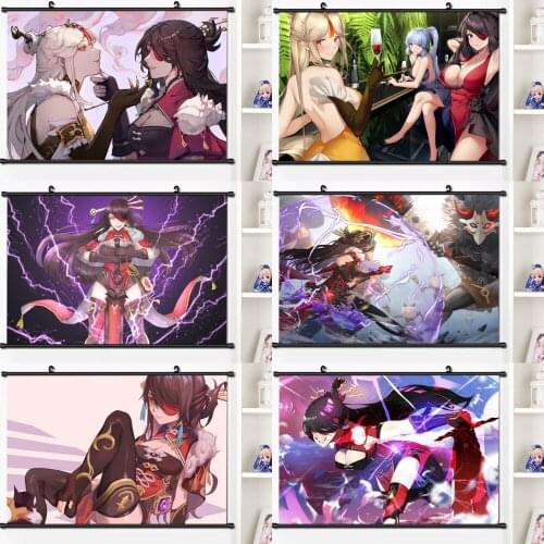 Anime Game Diamond Painting Genshin Impact Diamond Embroidery Full Drill Square Cross Stitch Kits Mosaic Home Decoration