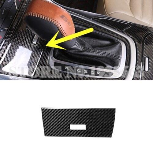 For Ford Edge Carbon Fiber Center Console Storage Box Panel Cover 2015-2017 Car Accessories Interior Car Decor Car Trim