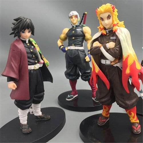 Demon Slayer Blade Kitchen Gate Nidou Tanjirou My Wife Zenyi Ninja Purgatory Apricot Shourou Yanzhu Figure Anime