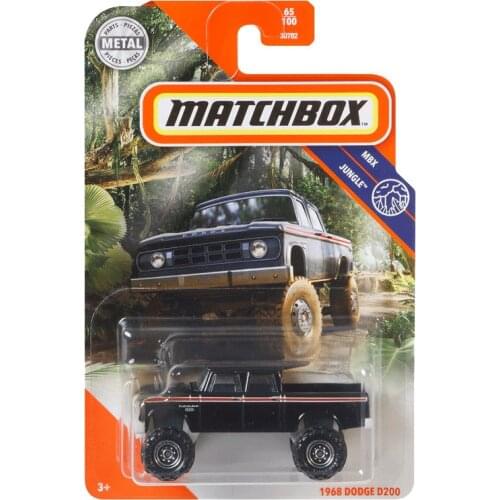2020 Matchbox Cars 1968 DODGE D200 1/64 Metal Diecast Collection Alloy Model Car Toys