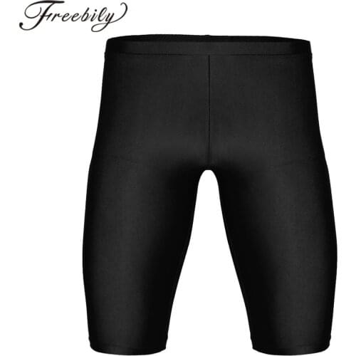 Mens Running Shorts Summer Elastic Tight Shorts Quick Dry Compression Sports Shorts Male Fitness Workout Gyms Sport Short Pants