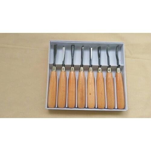 8 Pcs wood Carving Chisel Tool set, carpenter tools, wood carving knife
