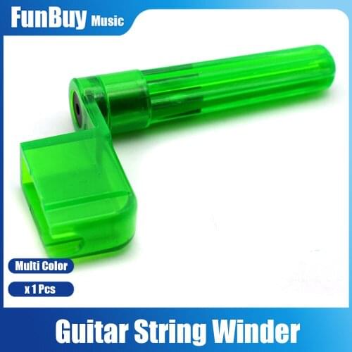 Multi Color Guitar String Winder Plastic Bass Guitar Ukulele String Peg Winder Bridge Pin Puller Repair Luthier Tool Guitar Part