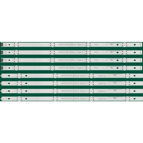 LED backlight strip for 49LH590V HC490DUN 49LH51/LH57_FHD_A 49LH51/LH57_FHD_B 49LH570A HC490DUN-ABRL1-5143 NC490DUE-ABEX1