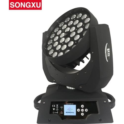36x10W RGBW 4in1 LED Zoom Moving Head Light ZOOM/Circle LED Washer Light for Disco Nightclub Party Light/SX-MH3610Z