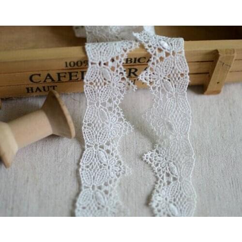 5 Meters 2cm Width Off White Unique Lace Trim Lace Ribbon Patchwork