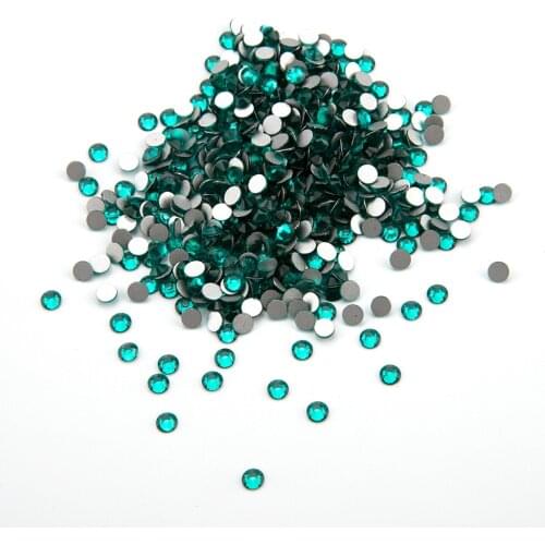 Accessories Rhinestone SS3-SS40 Non Hot Fix Crystals on the Phone Green Zircon Color Hot Sale High Quality Stone