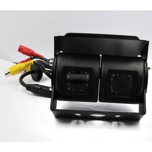 Car Camera DVR Dual Lens Rear View Reversing Backup Camera For Motorhome RV Bus Truck Caravan Trailer Auto Etc Car Accessories