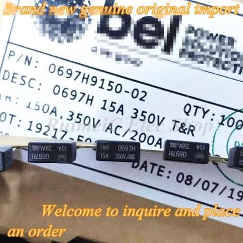 Free Shipping For All Square Time-Lag 8X4MM Fuse bel 0697H9150-02 12A 500MA 1A 1.6A 4A 12A 10A 20A 16A 3.15A 5A 6.3A T15A 350V