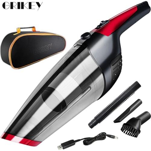 Grikey Hand Vacuum Cleaner Auto Cordless Vacuum Cleaner Wireless Car Vacuum Cleaner For Car Power Suction Car Cleaning Vaccum