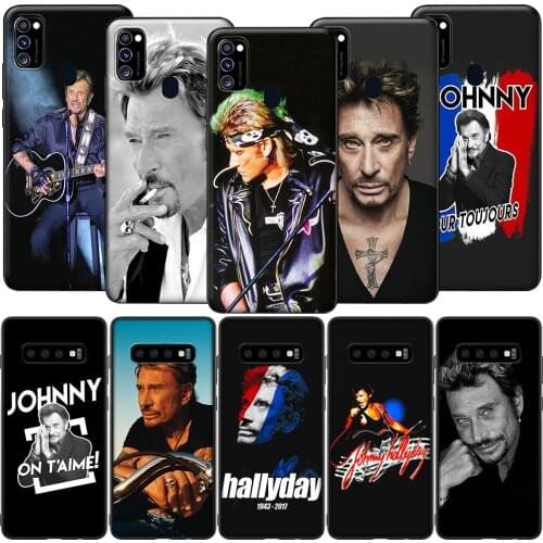 GX106 Johnny Hallyday Case for Samsung A6 A7 A8 Plus A9 A10 A20 A30 A40 A50 A60 A70 A01 EU A11 A21S A31 A41