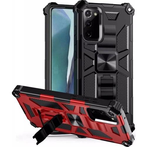 Shield Stand Case For Samsung Galaxy S20 S10 PLUS S10E Cover For Galaxy Note 20 Ultra Note 10 PLUS Shockproof Holder Phone Case