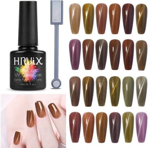 HNUIX 7.5ML cat eye long Gel Nail Polish art magnetic immersion LED UV Gel Nail Polish magnetic gel paint gel oil