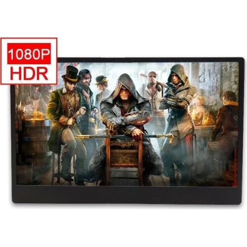15.6 Inch 1920 * 1080 Game Monitor For Ps4 Xbox NS Support Filter Blue Light HDR 5V 800g HDMI-compatible Screen With Speaker