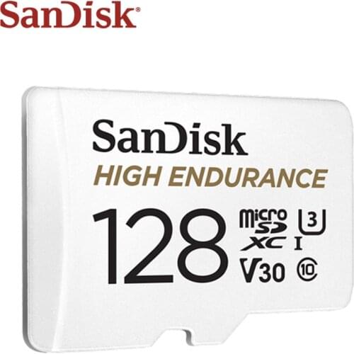 SanDisk High Endurance microSD card Class 10 U3 V30 32GB to 256GB Memory Card up to 100MB/s TF Card for dash cam home monitoring