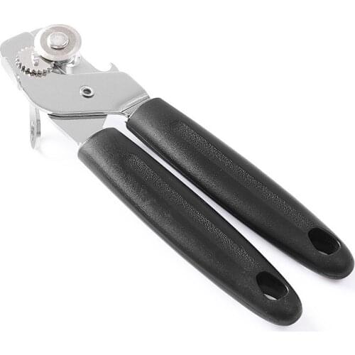 Hot Sale Can Opener Side Cut Manual Can Opener Professional Ergonomic Manual Can Opener Kitchen Gadgets Tools Stainless Steel