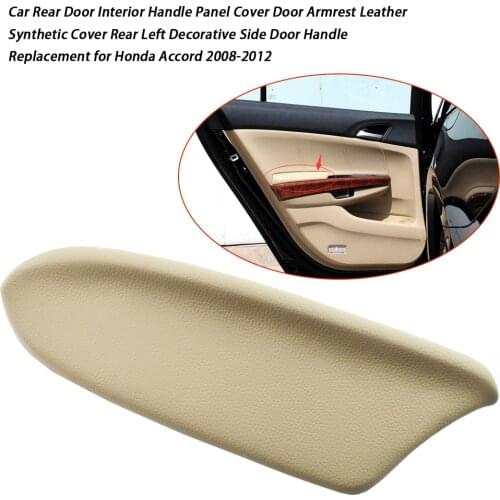 For Honda Accord 2008-2012 Car Rear Door Interior Handle Panel Cover 1Pair Auto Door Handle Cover Car Accessories
