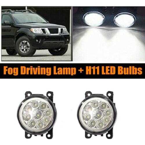 2Pcs/Pair Fog Light Driving Lamp H11 LED Bulbs 72W Right Left Side for Ford Focus Mitsubishi Grandis Honda Subaru Acura