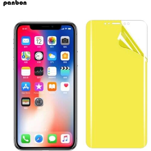 Soft TPU case for iPhone XS max XR X Screen Protector Nano Full Cover Protective Film For iPhone xr xs MAX X Not Glass