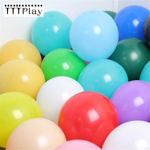 Tiffany Blue Balloons 100pcs 10 Inch Thick 2.2g Wedding Decoration Latex Balloon Inflatable Happy Birthday Party Helium Air Ball