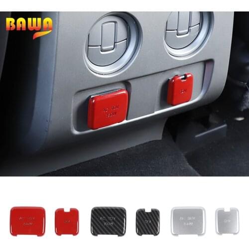 BAWA ABS Car Rear Power Socket Decoration Cover Stickers For Ford F150 Raptor 2009-2014 Car Interior Accessories
