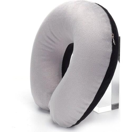 New U Shaped Travel Pillow Car Air Flight Inflatable Pillows Neck Support Headrest Cushion Soft Nursing Cushion