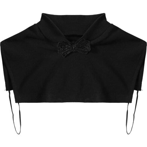 New Cotton Fake Collar for Women Detachable Blouse Shirt Neck Choker Ladies Blouse Top False Mock Dickey Neck Collar Accessories