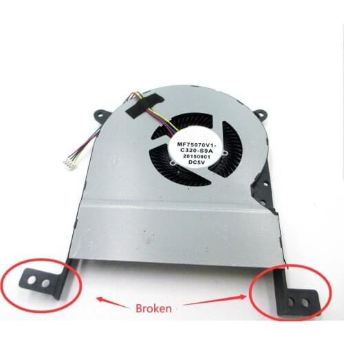 New laptop CPU cooling fan for SUNON MF75070V1-C320-S9A DC5V 2.25W ASUS X756UA/UAM X756UX X756UXM K756U A756U