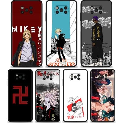 Tokyo Revengers Silicone Soft Pnone Case For Xiaomi Mi Poco X3 NFC Pocophone F1 M3 Pro 5G F3 Back Cover Fundas Housing