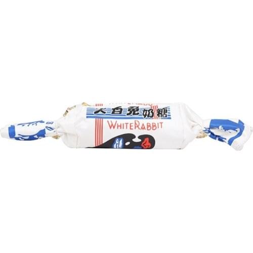 New Fashion Girl Canvas Cartoon White Rabbit Creamy Candy Handbag Womens Funny Messenger Bag