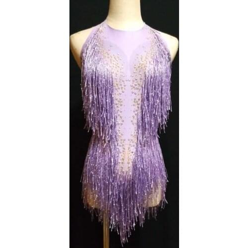 Top Quality black gold taseel Sexy Womens hlater High Elasticity Beading Bodyduit spandex Bodycon New Fashion