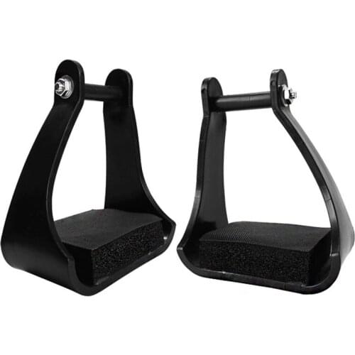 1 Pair Horse Riding Stirrups Tread Saddle-Mounted Safety Tapered Equipment Saddle Horse Stirrup Equestrian Supplies