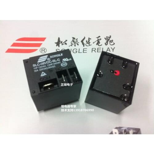 2pcs/lot Relays SLC-09VDC-SL-C 5PIN 30A T91 New and original