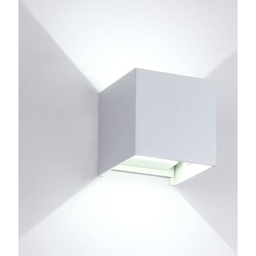 6W 12W Waterproof AC85-265V Surface Mounted LED Wall Light Modern Nordic Luminaire Indoor Wall Lamps Living Room Porch Outdoor