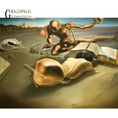 GRKDPKJ 5d diamond painting Deaf god gift full square diamond embroidery Cross stitch pictures of rhinestones Wedding decoration