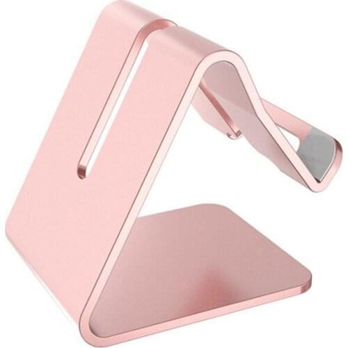 Aluminum Alloy Desktop Phone Tablet Bracket Solid Color Non-Slip Universal Bracket Watch Video Mobile Phone Accessories