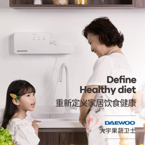 Korea Daewoo wall-mounted household vegetable washing machine fully automatic fruit and food purification