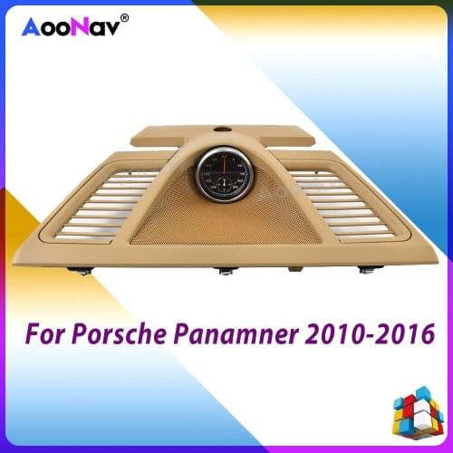 Car Stopwatch For Porsche Panamner 2010 2011 2012 2013 2014 2015 2016 Dashboard Compass Center Console Cover Dashboard Compass