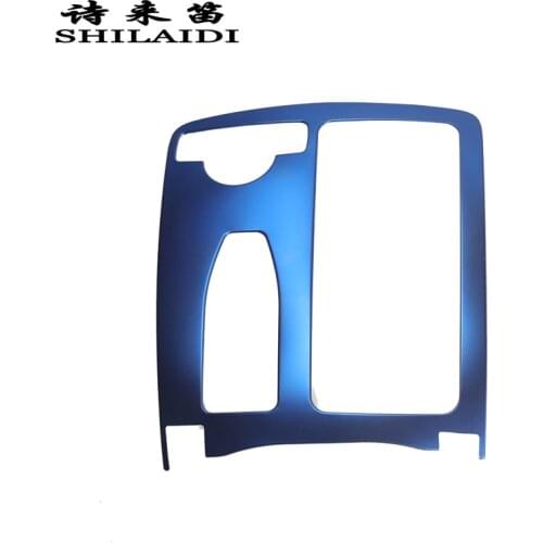 Car Styling Multimedia Handrest Panel Cover Sticker Gear Panel Trim For Mercedes Benz W204 C Class Interior Auto Accessories LHD