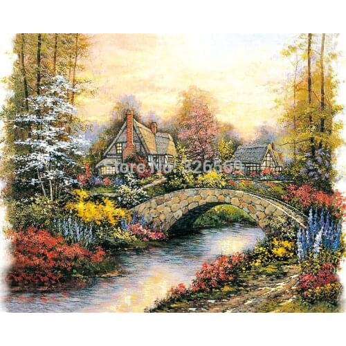 Free shipping Thomas scenery reproduction scenery printed oil painting on canvas WK-- (264)