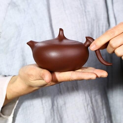 Yixing Teapot Ore Mud All Handmade By Master Kung Fu Zisha Kettle Creative Teaware Drinkware