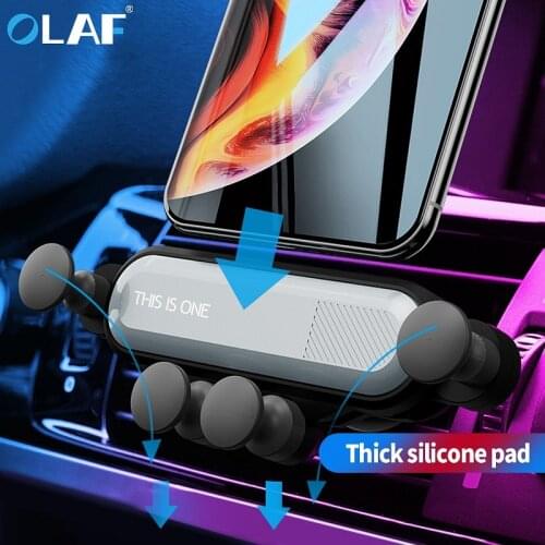 Gravity Car Holder For Phone in Car Air Vent Clip Mount No Magnetic Mobile Phone Holder GPS Support Air Vent Stand For iPhone X