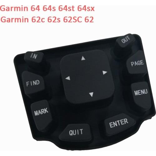 Original Keyboard For Garmin 64 64s 64st 64sx Garmin 62c 62s 62SC 62 Black Button GPS Part Replacement Keyboard Aging Cracking